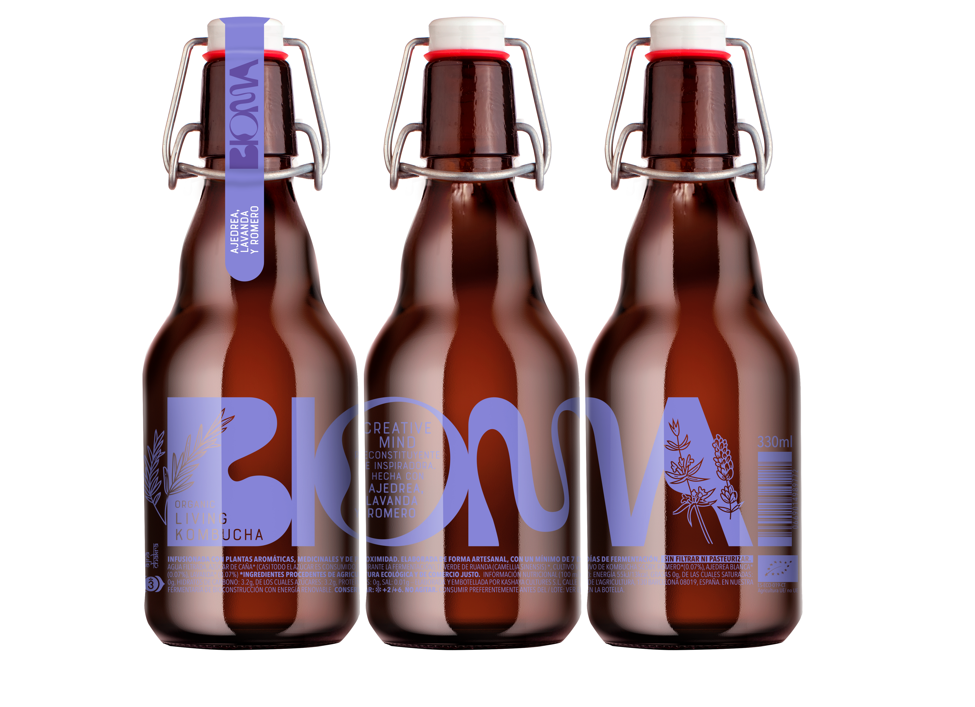 Creative Mind: Romero, Menta y Lavanda 330ml