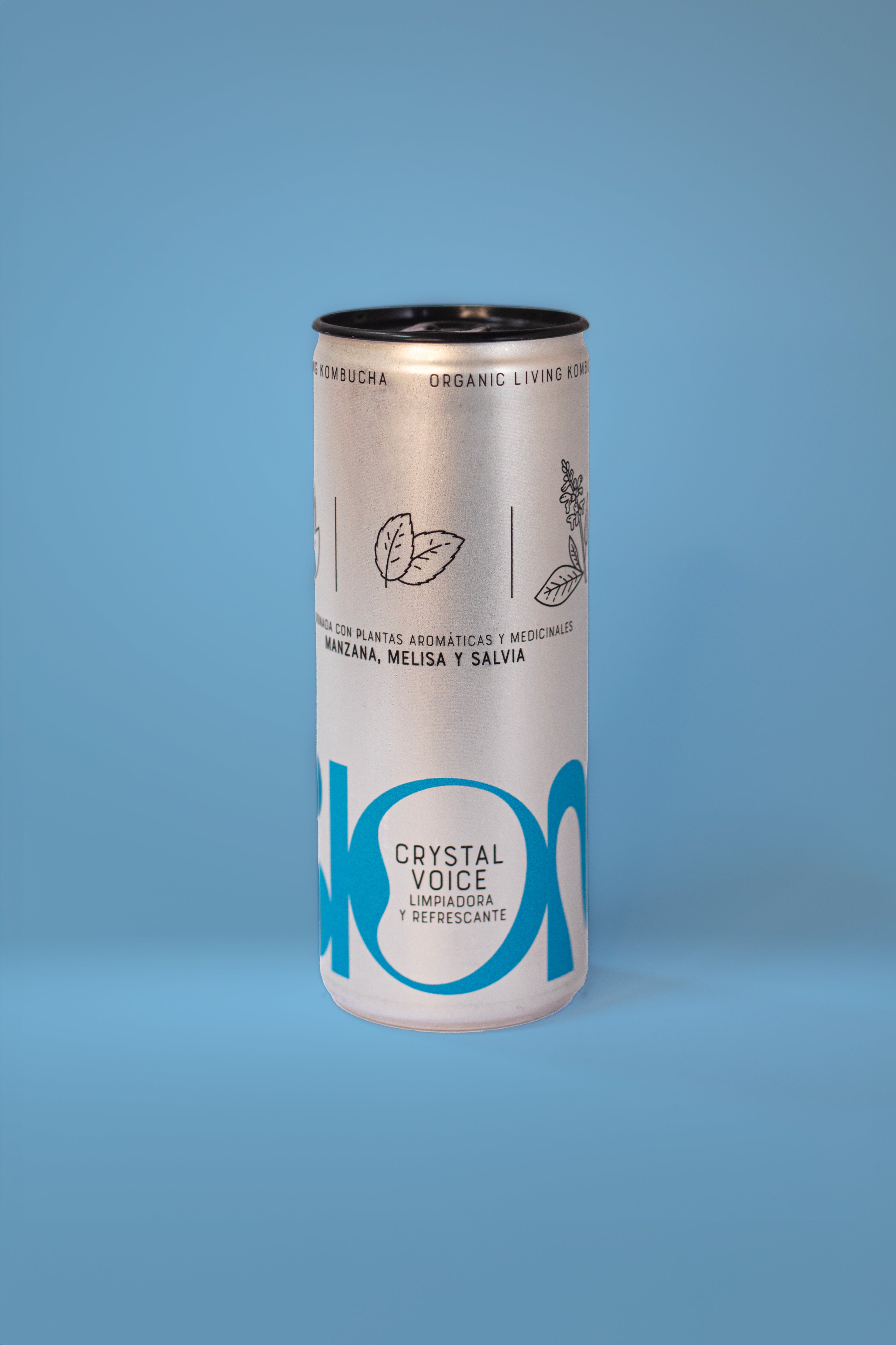 Crystal Voice: Manzana, Melisa y Salvia (12 latas)