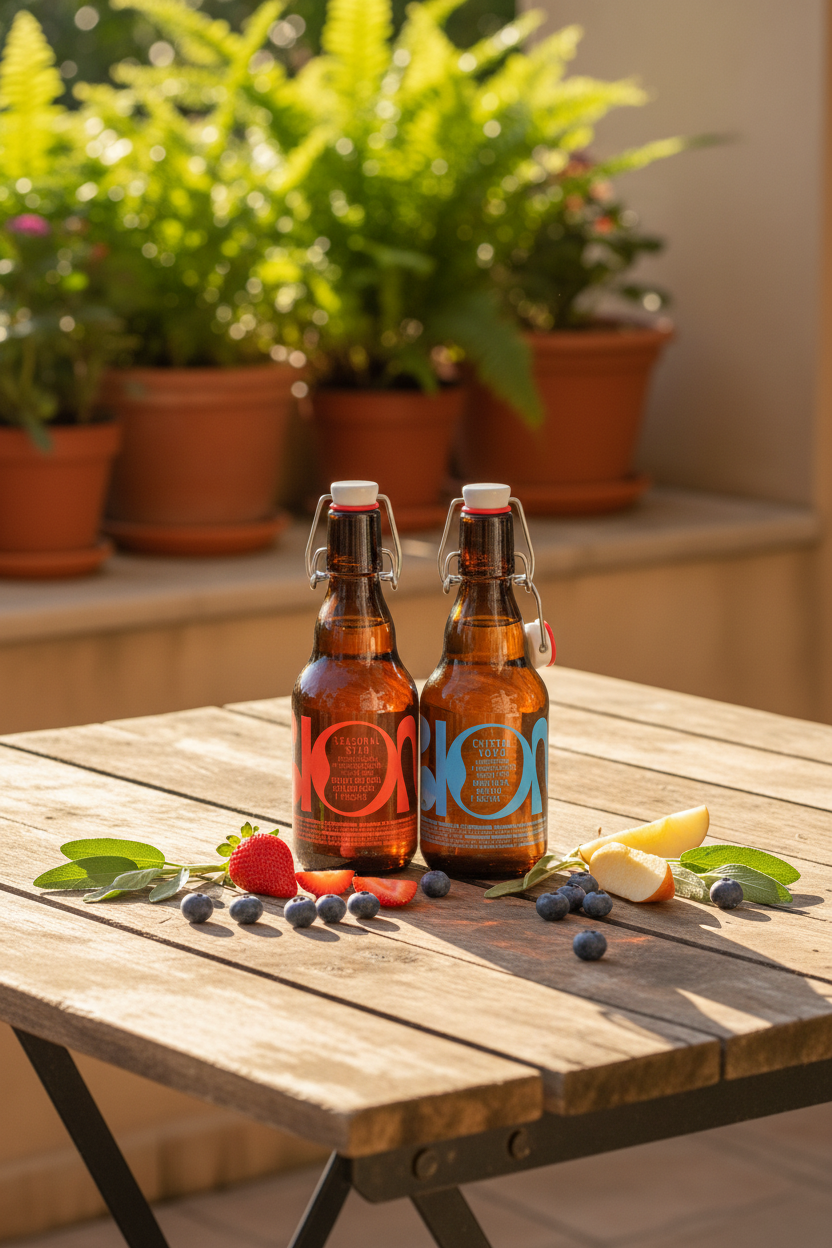Functional Pack - Botellas reales en terraza