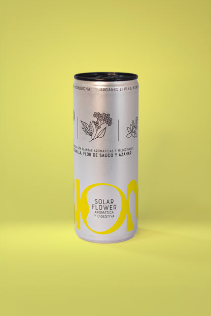 Solar Flower: Manzanilla, Flor de Saúco y Azahar (12 latas)
